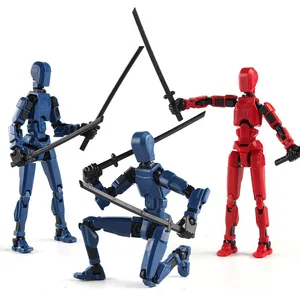 Mobile mobile Roboter Multialticular 3D 3.0 Creative Printing DM Mangement Action Model Puppe transparent Tonnen Erwachsene Eltern-Fills 10 Hauptverkäufe Kinderpuppen Mädchen - №5