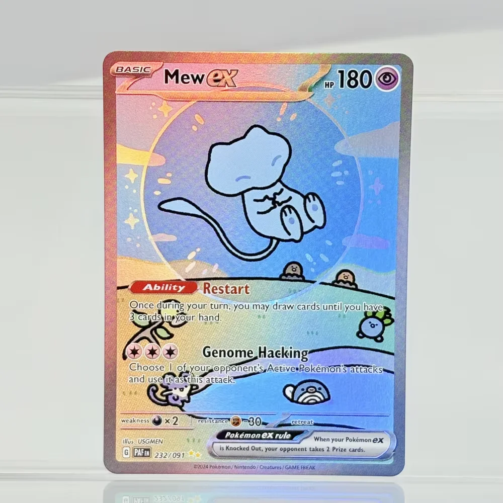 Holographic Game Trading Collection PTCG Proxy Cards Charizard Pikachu Mew EX Singl PKM Folienkarten PROXY Card
