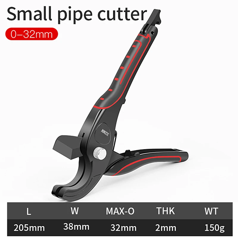 O50 32/42/63/75mm PVC/PPR Plumbing Manual Tools Pipe Cutter Aluminum Tube Scissors Tube Hose Plastic Pipes