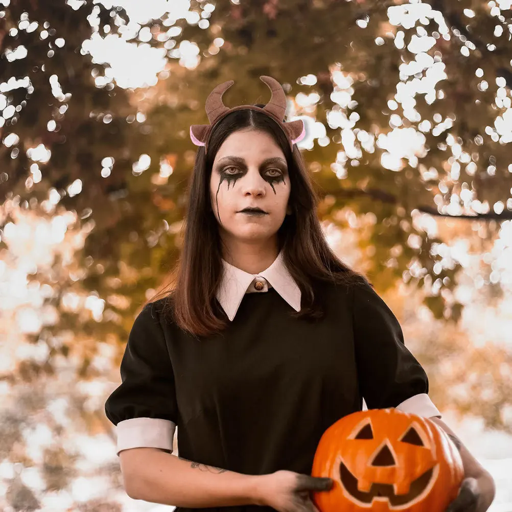 1 Juego de 1 Juego de diadema de Cosplay de animales de dibujos animados con orejas de pajarita de cola para Halloween, fiesta de Navidad, accesorio de disfraz de mascarada