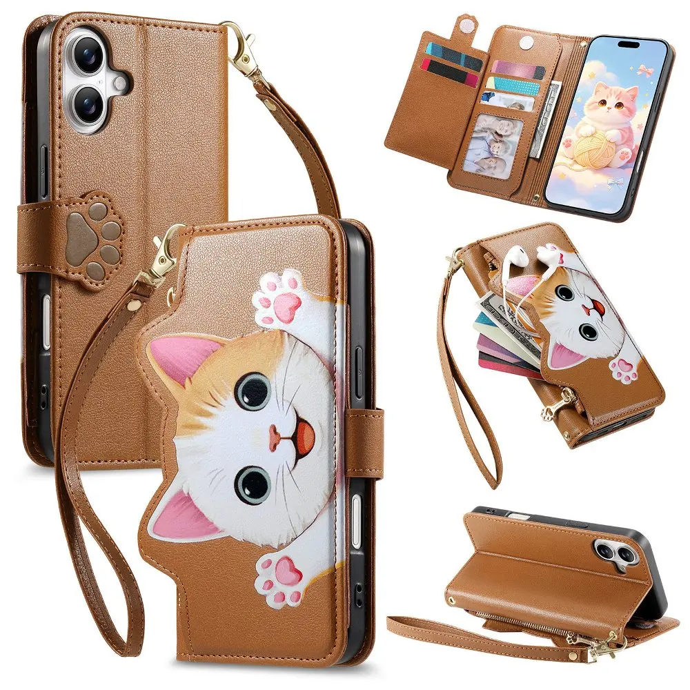 

Detachable Wristband with Magnetic Flip Cover for Samsung Galaxy S25 Edge S26 Ultra S24 Plus with Wallet Card Slots