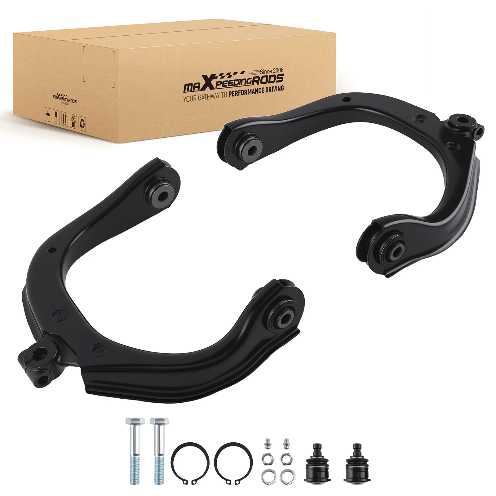 Front Upper Control Arms w/Ball Joint for Chevy Trailblazer GMC Envoy  2002-2009 19330400 19330399 15077245