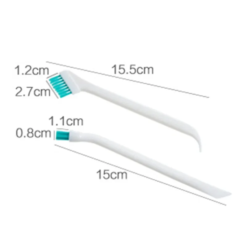 2 Pcs/Set Cleaning Narrow Brush Long Handle Portable Gap Baby Bottle Gap Cleaning Brush Household Kitchen Tool Small Brush