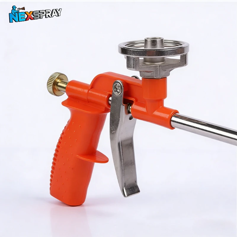 Trigger Sprayer Pump Metal Polyurethane Foam Expanding Spray Gun Foaming Jet Glue Gun Sealant Caulking Tool for House Renovation
