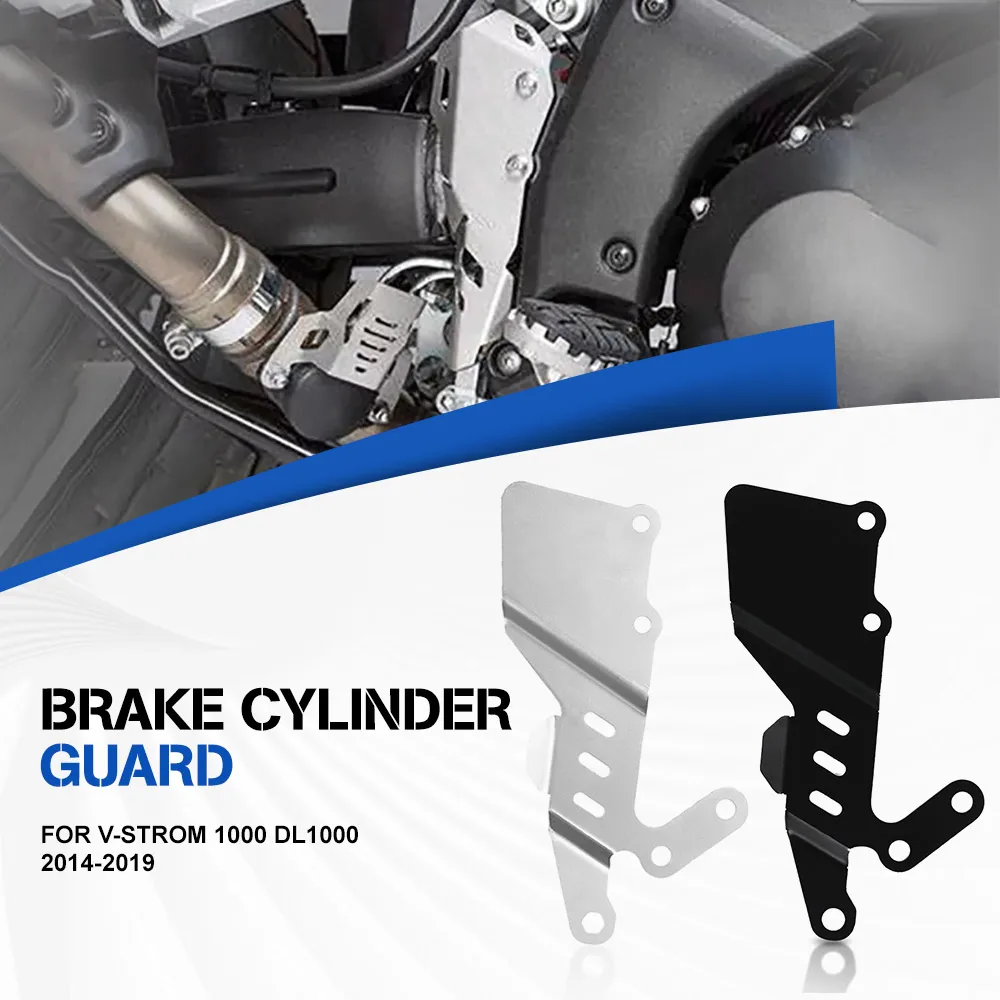 FOR SUZUKI V-STROM 1000 DL1000 2014-2019 Motorcycle Rear Brake Master Cylinder Guard Protection Brake Pump Cover Accessories CNC