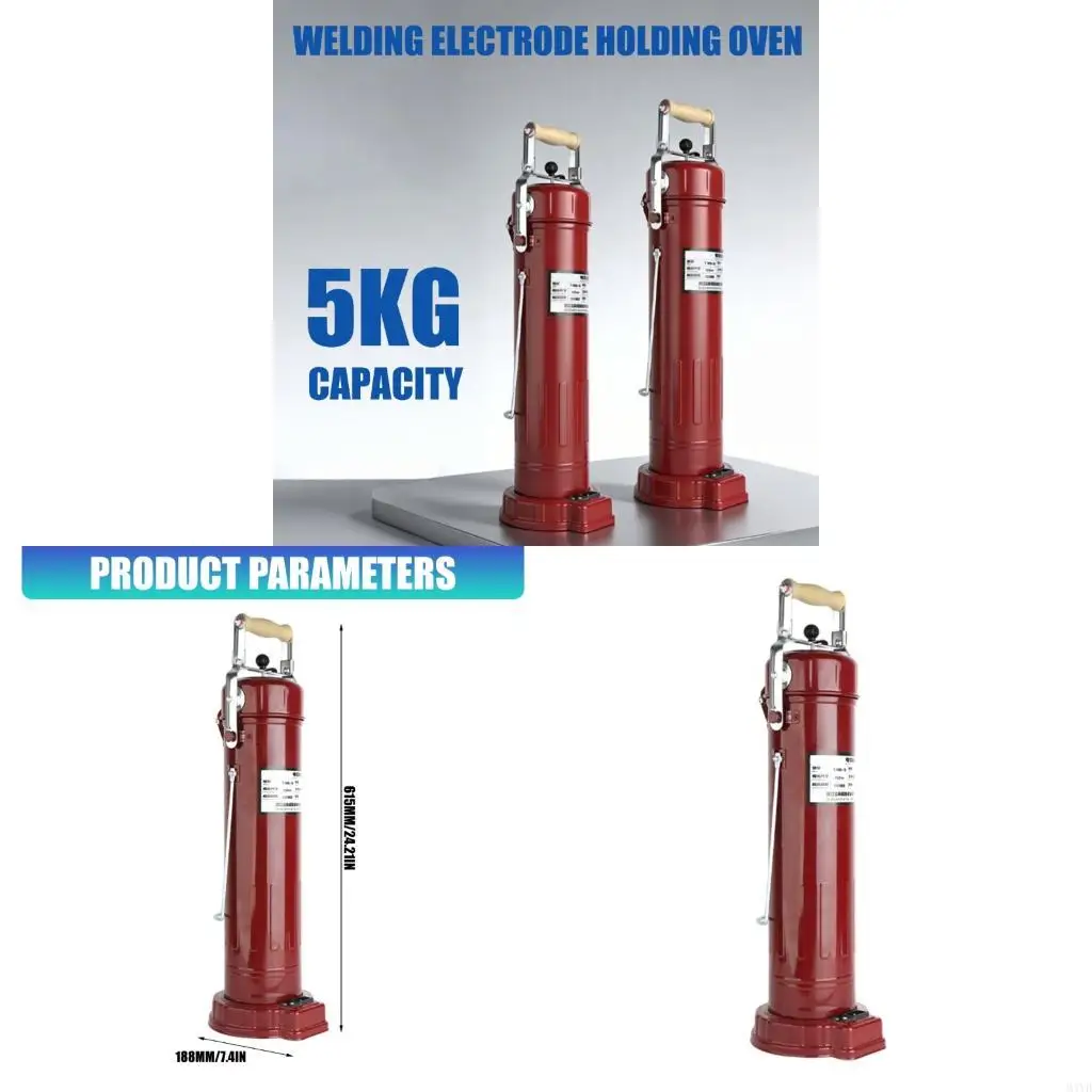 

Heavy Duty Welding Rod Oven Steel Electrode Holder With 180℃ Constant Heat M4YD