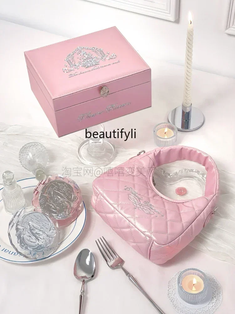 

Flower Know 7 Th Anniversary Ballet Peripheral Portable Make-up Jewelry Box Handbag Handheld Mirror