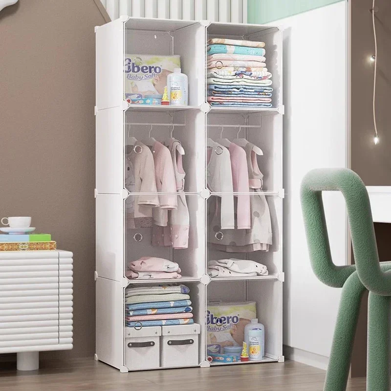 

Small Shelf Closet Cupboard Cheap Partitions Simple Storage Organizer Nordic Nordic Wardrobe Modern Muebles Furniture