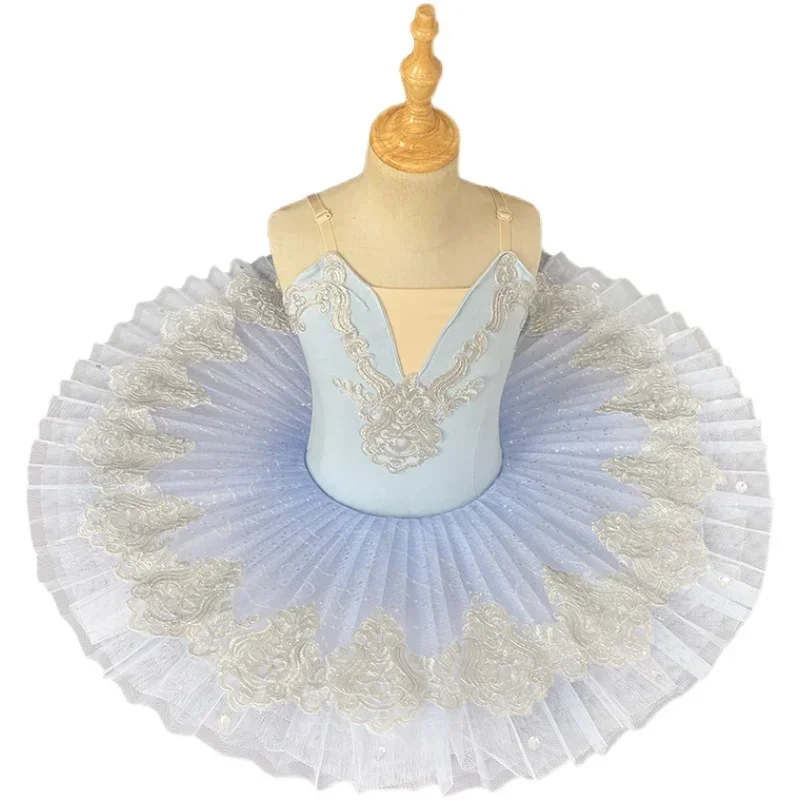 Trajes de balé roupas de dança para crianças desempenho ginástica collants dancewear cisne lago bailarina tutu vestido de dança