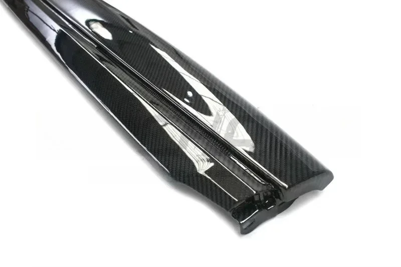 Trade Assurance Dry Carbon Fiber Interior Trim Fit For 2018-2019 Model 3 Dashboard Air Con Vent Panel Replacement