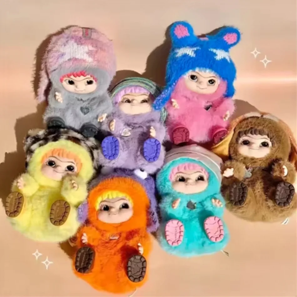 Authentiek nieuw product Wakuku Fury Party Series Blind Box Wokuku handgemaakte pluche pop cadeau voor meisjes Leuke handgemaakte meisjesgeschenken