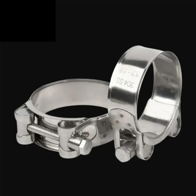 Powerful Clamp 304 Stainless Steel Hose Air Water Pipes Exhaust Fuel Clip Motorcycle Muffler Clamps Durable Sealing Welding Tool