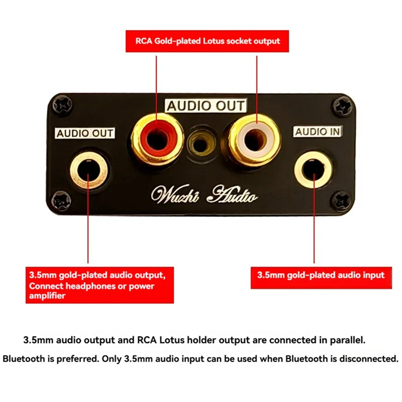 Decodificador Bluetooth isolado receptor decodificador sem perdas de grau de febre placa frontal APTX + LDAC-AT64