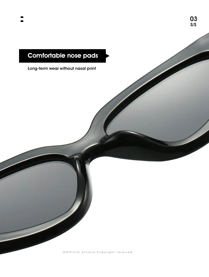 Neue Vintage Cat-Eye Sonnenbrille für Damen und Herren, Marken-Rundbrille, Ovale Sonnenbrille für Männer und Frauen – Detail 14