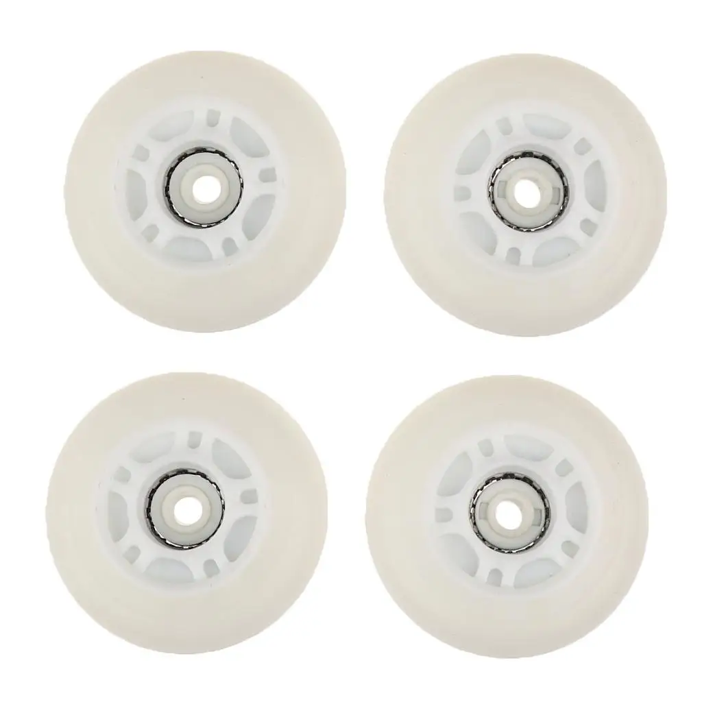 

Speed Skating Wheels 4pcs PU Durable Inline Roller Skates Flash Wheel for Aggressive Skates Use