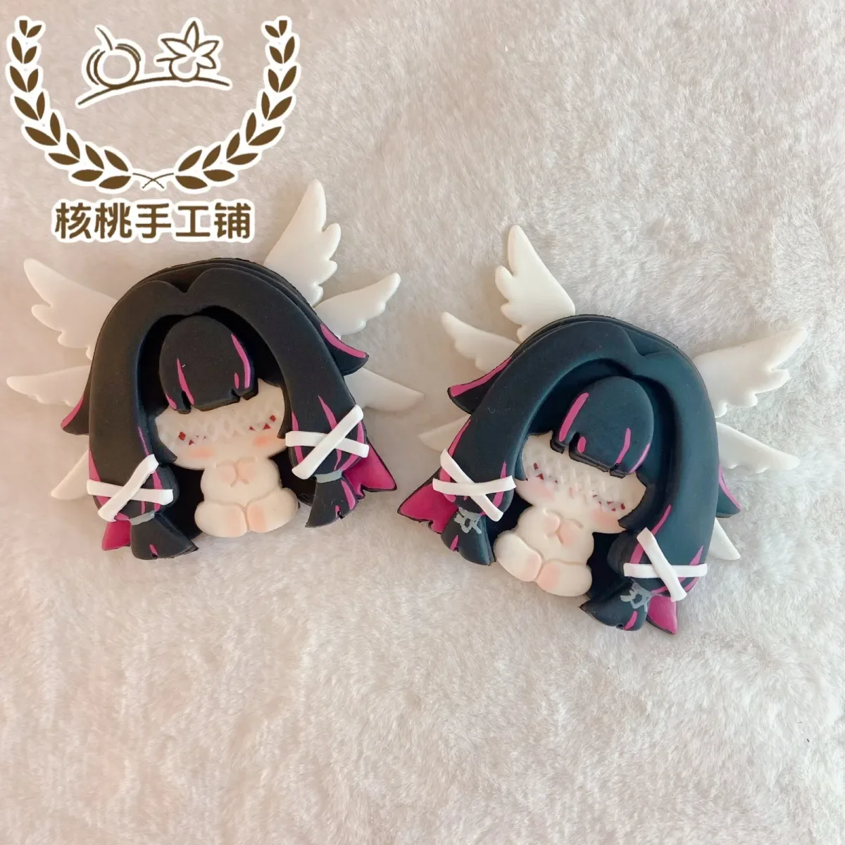 

Game Genshin Impact Columbina Cosplay Anime Q version ornament clay model Anime Ornament Accessories Halloween Gift