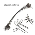20pcs 25cm silver