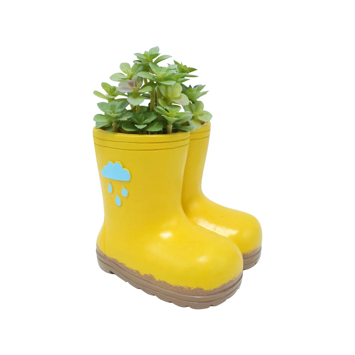‌Cartoon Rain Boot Flower Pot - Waterproof Plant Container for Balcony & Garden‌