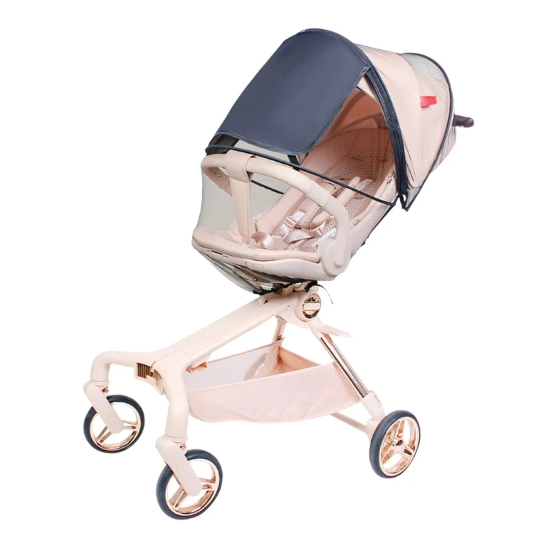 Full Coverage Pushchair Canopy Mosquitoes Net for Baby Carriers Pushchair Pram 15UB