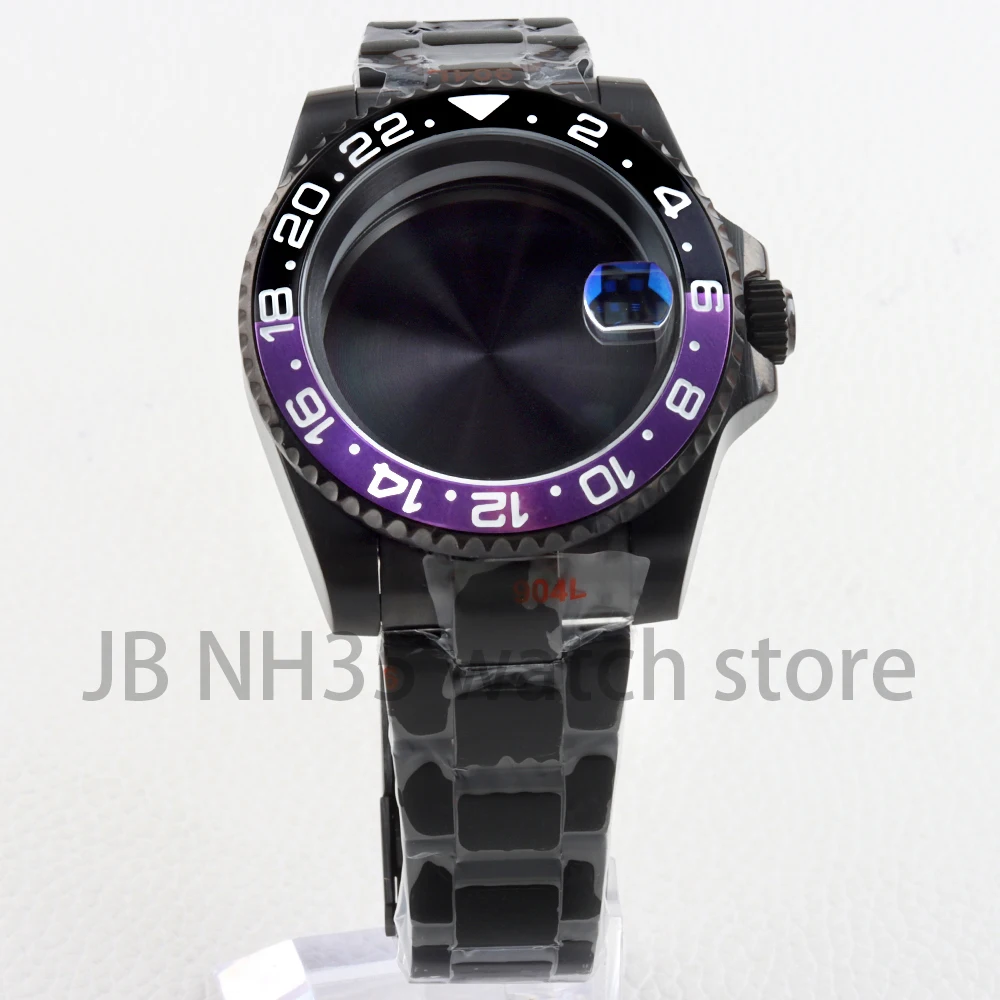 40mm-black-pvd-nh35-case-and-oyster-bracelet-for-sub-nh34-nh35-nh36-movement-285mm-dial-sapphire-glass-waterproof-watch-cases