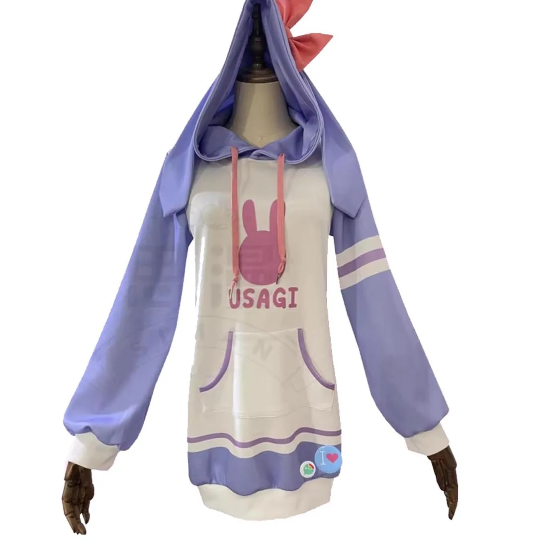 2023 Vtuber VIRTUALSAN-LOOKING Mononobe Alice Cosplay Costume Custom Made