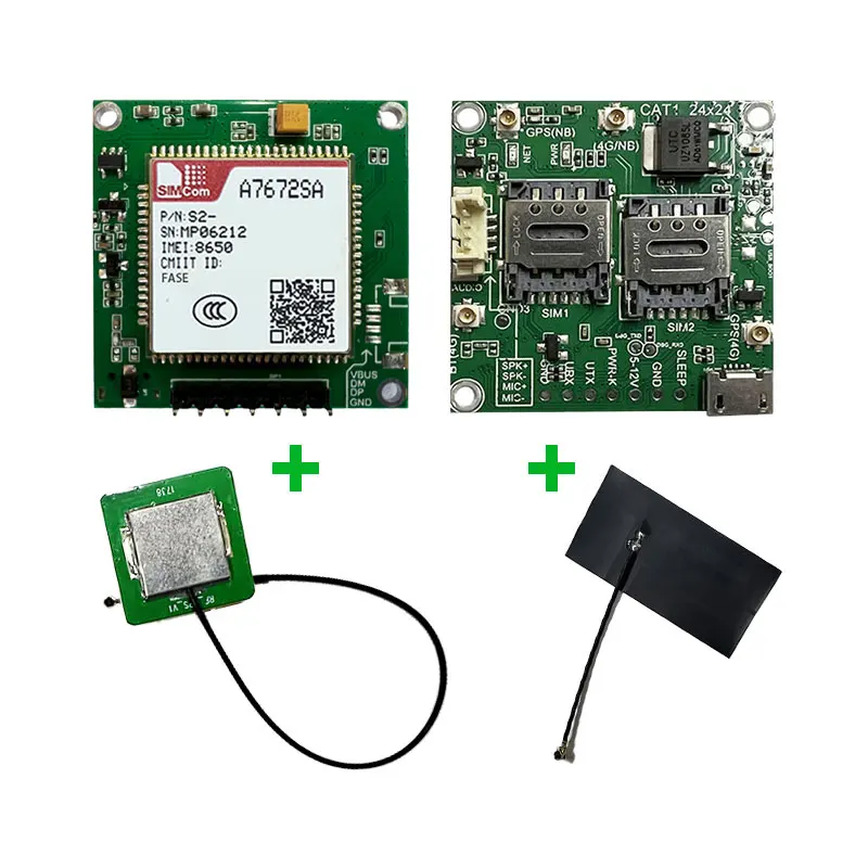 

SIMcom A7672SA-FASE CAT1 Core Board A7672SA-FASE, плата разработки LTE CAT1 4G + 2G + Voice + BT + GNSS