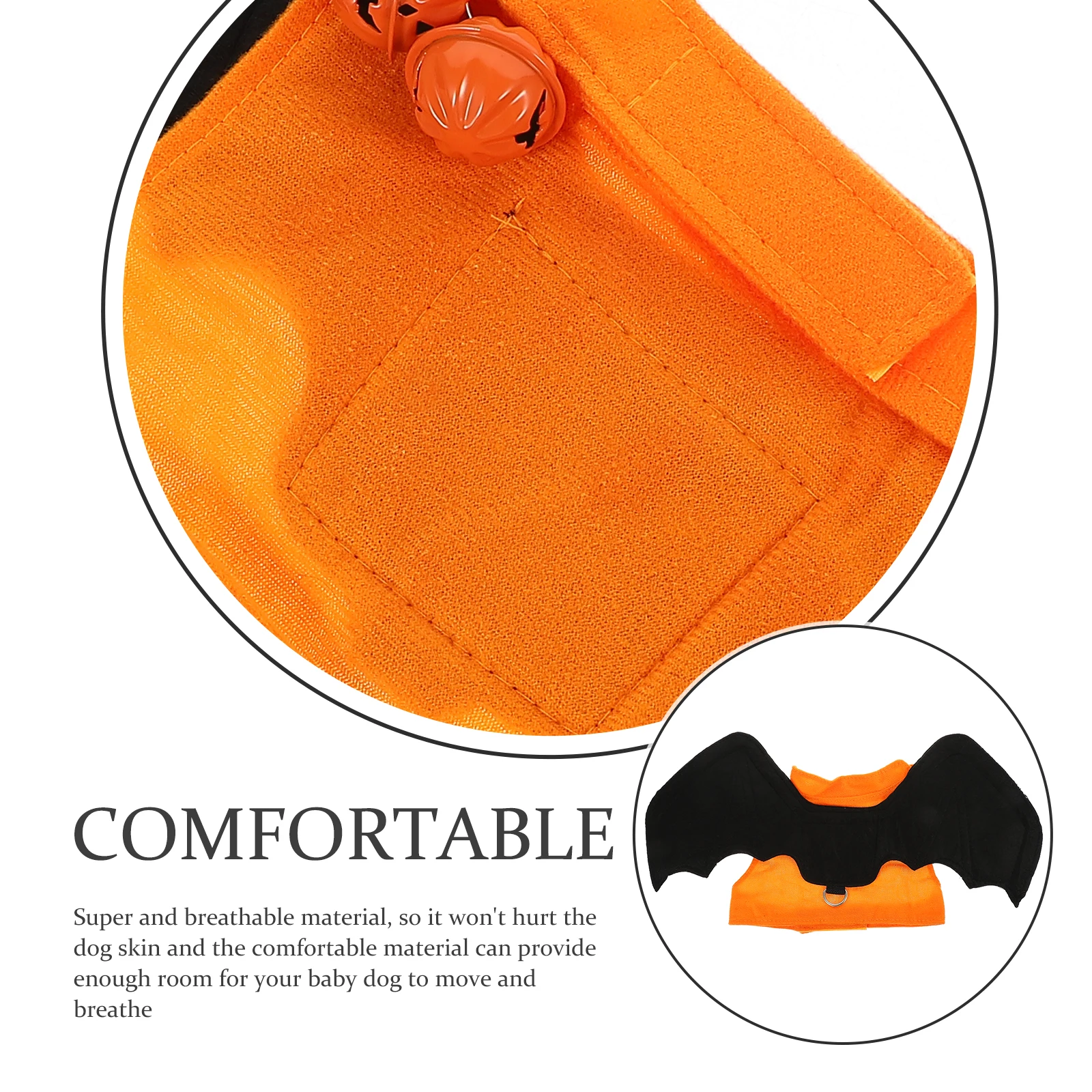

Creative Clothes Apparel Harness Premium Halloween Cosplay Prop Material Costume Dog Bat Costume Bat Wing For Dog Wear