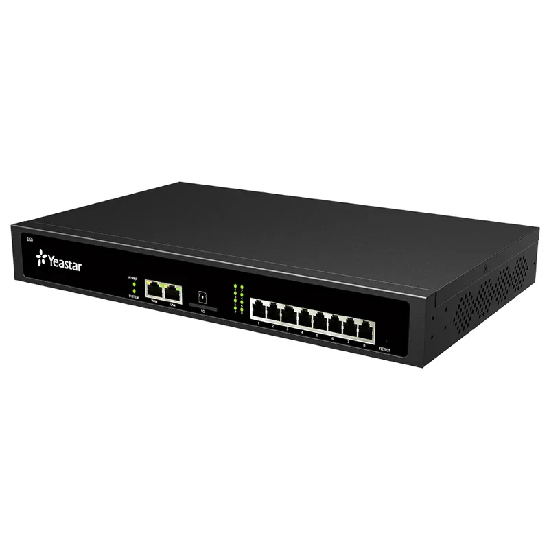 Yeastar IP PBX S50 ,Support 50 SIP users,25 Concurrent Calls, Optional 8FXS/FXO/BRI Ports, 4 GSM/CDMA/3G/4G Channels