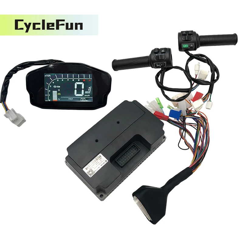 

Контроллер FarDriver ND72260, фаза постоянного тока 80 А, 260 А с дроссельной заслонкой T08, дисплей DKD для преобразования электрического скутера