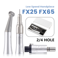 NSK FX25 FX65 Dental 1:1 Direct Drive Contra Angle Low Speed Handpiece Mini Head Dentistry Against Contra Angle Polishing Tools