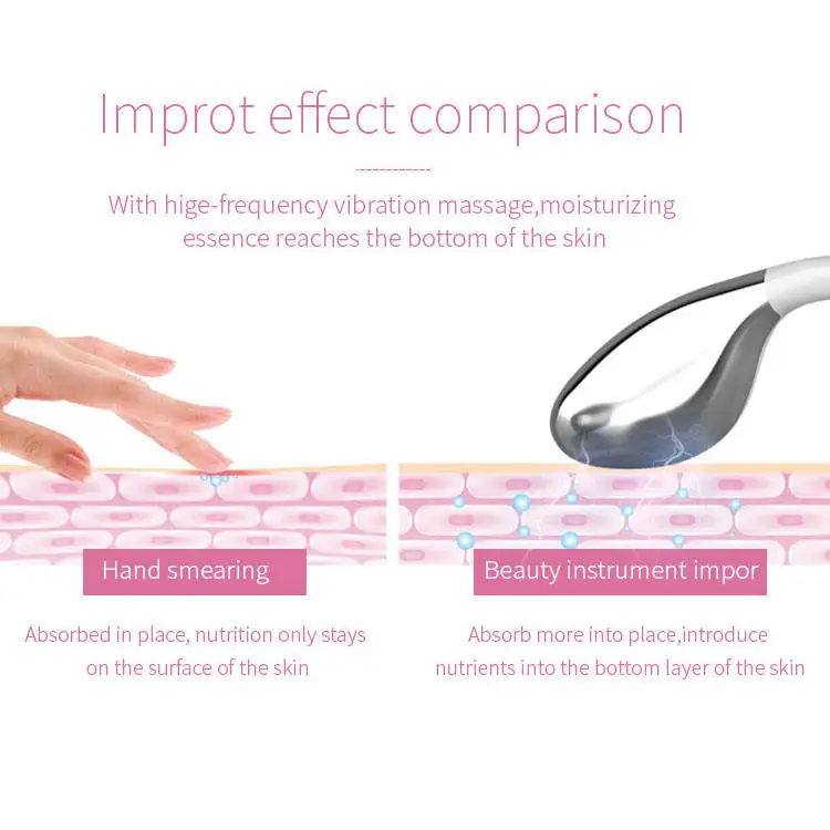 معدات التجميل المنزلية - جهاز تنحيف الوجه مكركرنت، العناية بالوجه، جهاز تدليك شد الوجه على شكل حرف V من Jawline