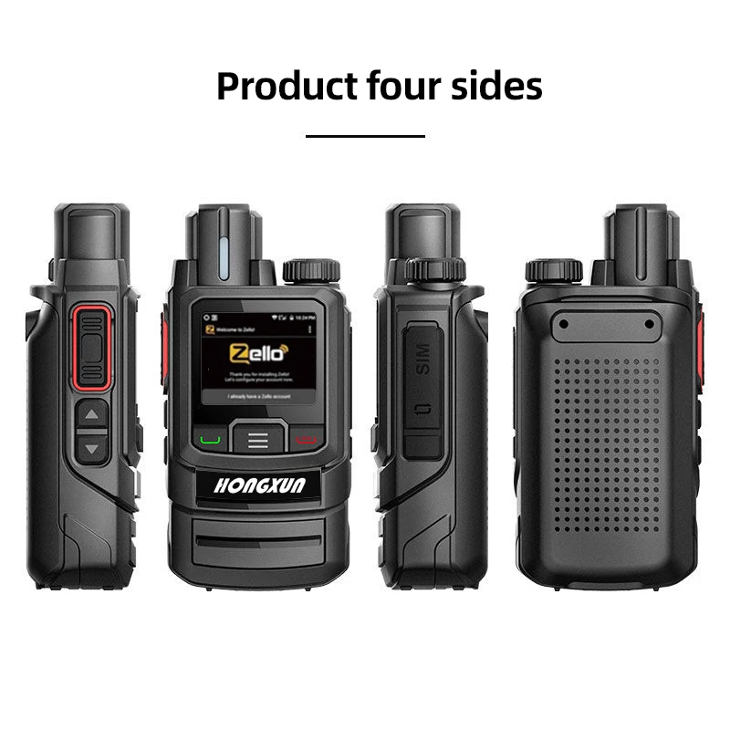 Walkie Talkie Zello portátil bidireccional HX-T67, banda de frecuencia Universal 4G LTE, rango de conversación Global de 5000KM, Poc para Radio