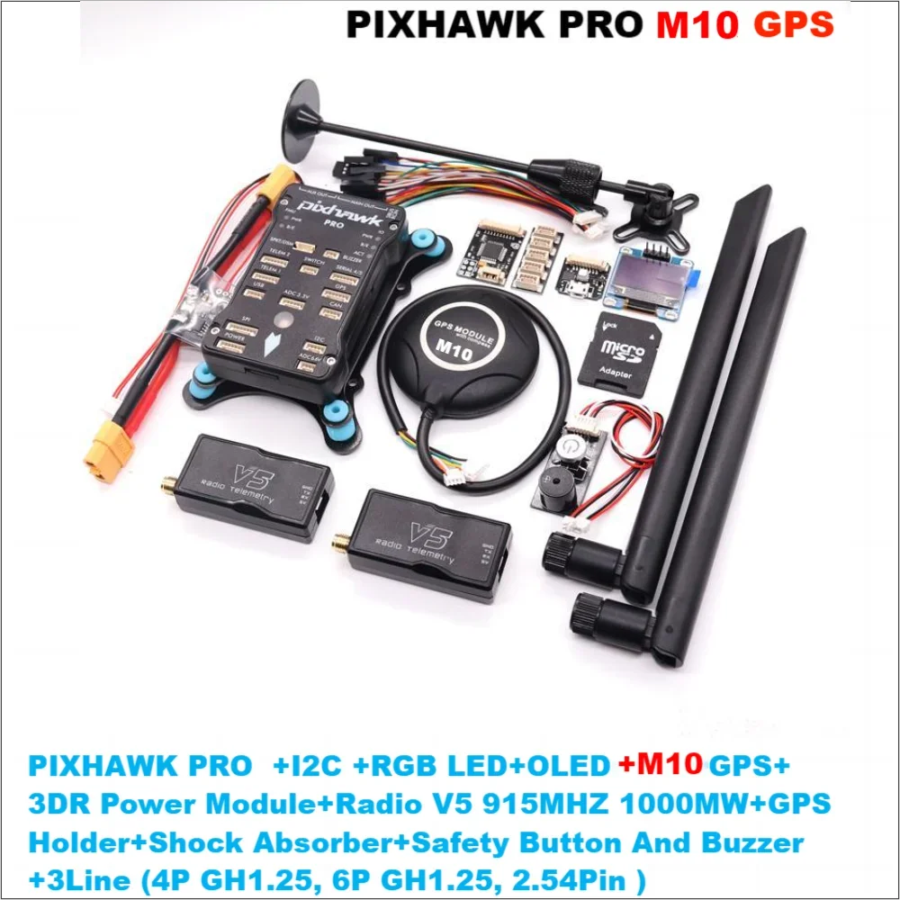 Rctosky Pixhawk PX4 PRO PIX 32-Bit Flugsteuerung Autopilot mit 4G SD RC Quadcopter Ardupilot ArduPlane ArduRover