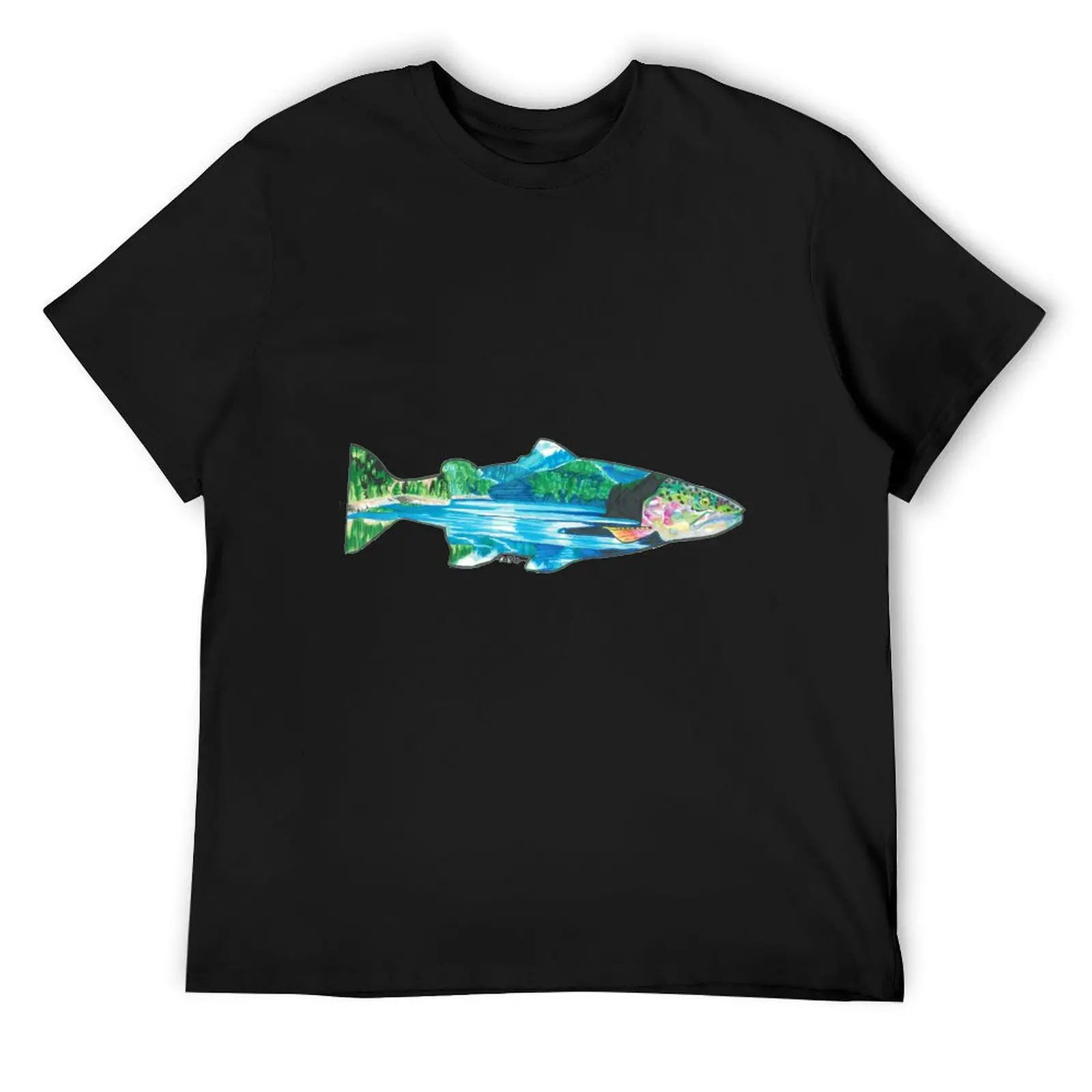 

Trout Lake T-Shirt hippie clothes graphic shirts sweat plain black t shirts men