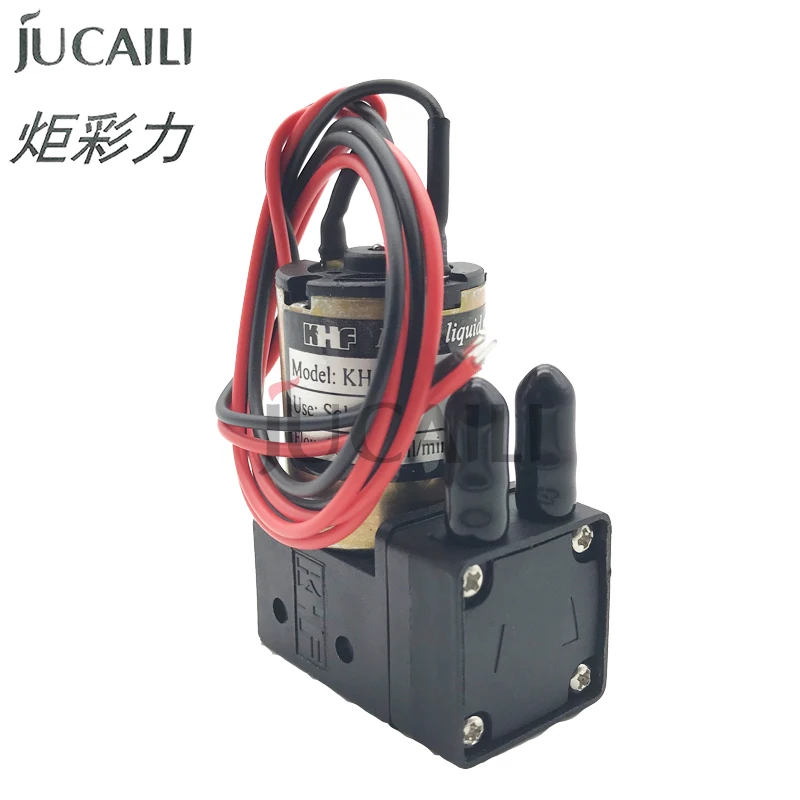 

Jucaili 2pcs Eco Solvent Printer khf ink Pump 3W 24V DC 100ml-200ml small Ink pump for Human Galaxy Xuli printer