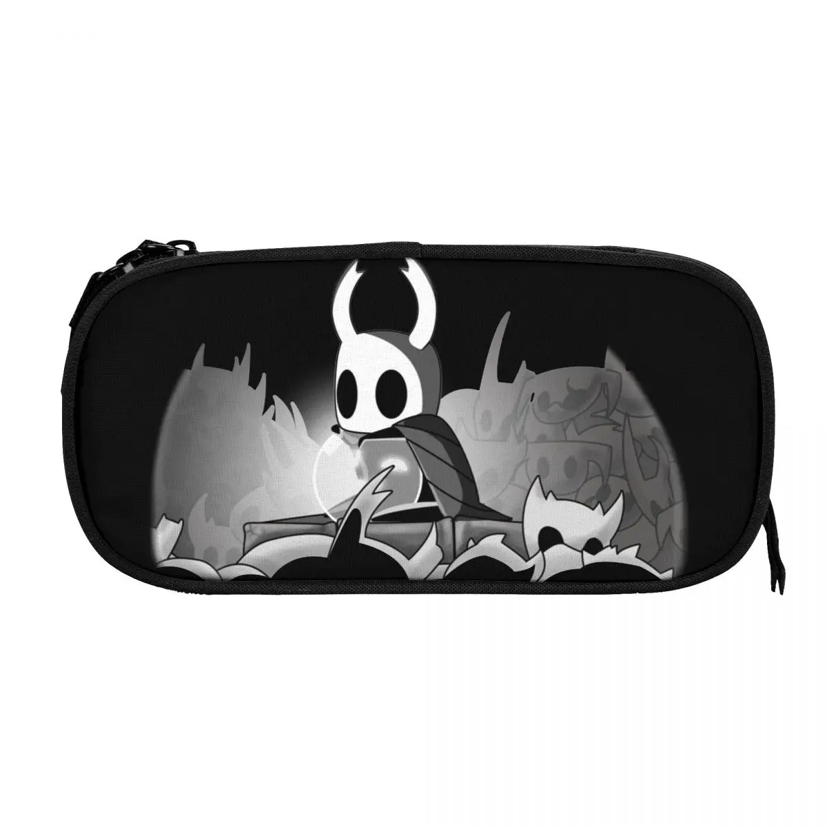 Estuche para lápices que brilla en el abismo, bolsas con soporte para bolígrafos de caballero hueco para estudiantes, almacenamiento grande, regalos escolares para estudiantes