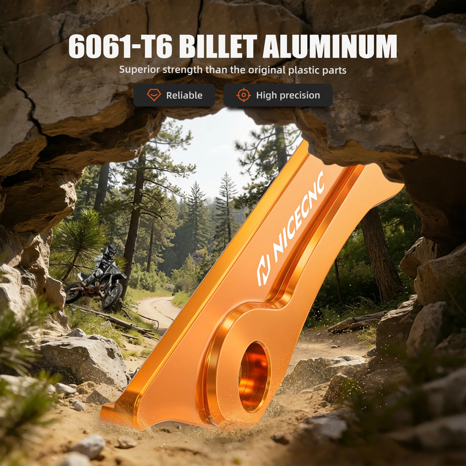 NICECNC Für KTM EXC 300 2024 Schwinge Schutzfolie Für KTM EXC-F 350 SX 125 SXF 450 Husqvarna TE300 FE450 GasGas EC300 EC250 – Detail 3