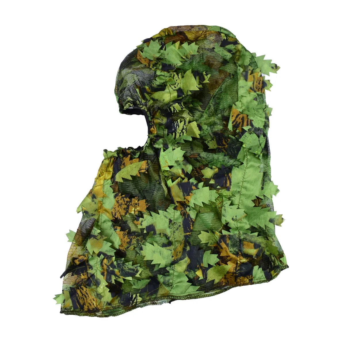 NUOVO Ghillie Camouflage 3D Maschera a pieno facciale Foglie d'acero Bionic Jungle Copricapo Berretto tattico Turchia Camo Hunter Accessori per la caccia