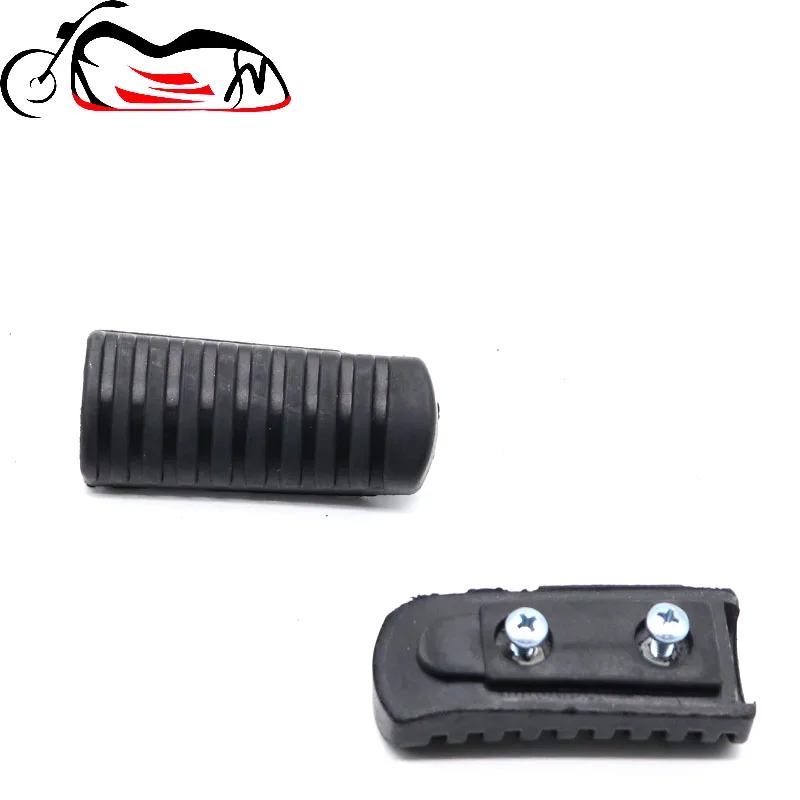 Front Footrest Foot Peg Rubber Cover For KAWASAKI NINJA 250R 400R 650 1000 ZRX 400/1100/1200/R ER6N ER-6F Motorcycle Accessories