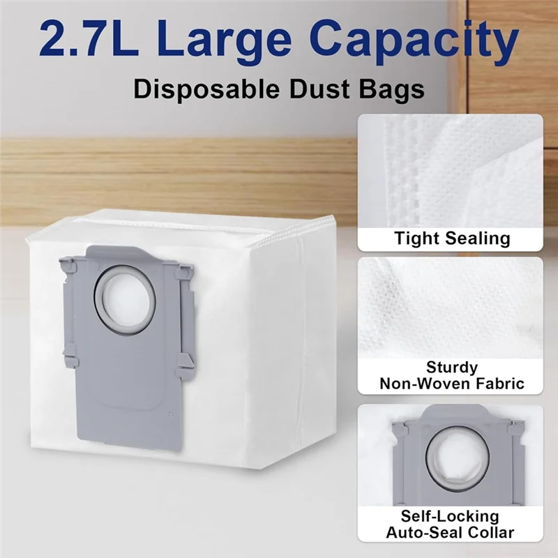 【Must-Haves】Kit de accesorios para Roborock Q7 Max+, piezas de repuesto para Robot aspirador, bolsas de fregona con filtro de Cepillo Lateral principal