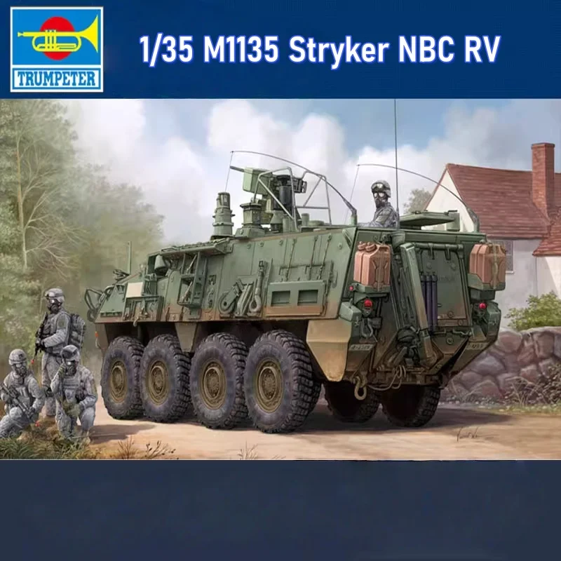 

TRUMPETER 1/35 M1135 Stryker NBC RV Plastic Assembly Puzzle Model Toy