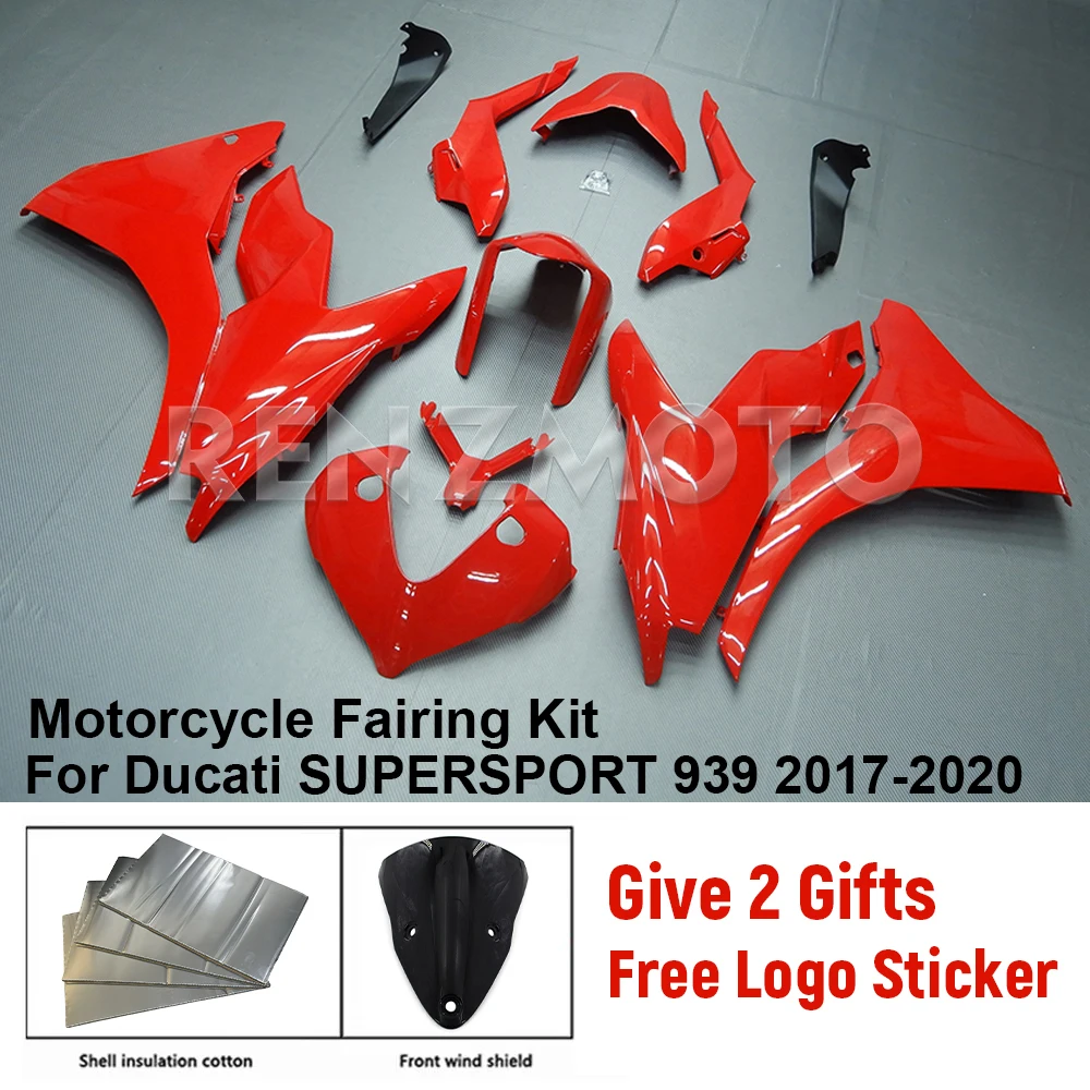 

For Ducati SUPERSPORT 939 2017-2020 Motorcycle Fairing Kits Motorcycle ABS Fairing Kits Extra parts see description below