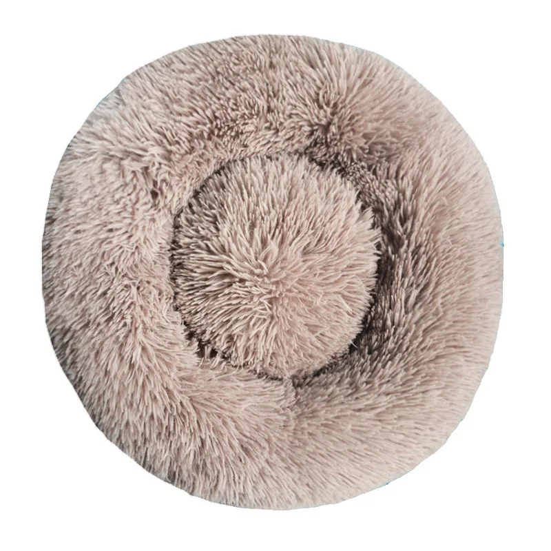 Plush Round Pet Bed - 6