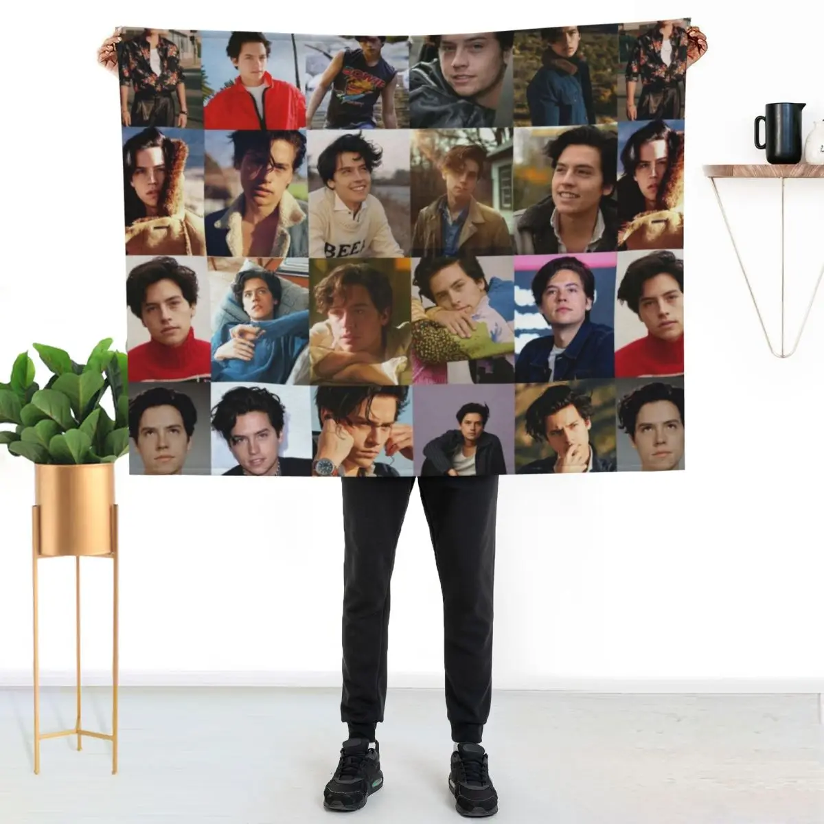 

Cole Sprouse Throw Blanket Cozy Throw Blanket Birthday Gift for Him Her
