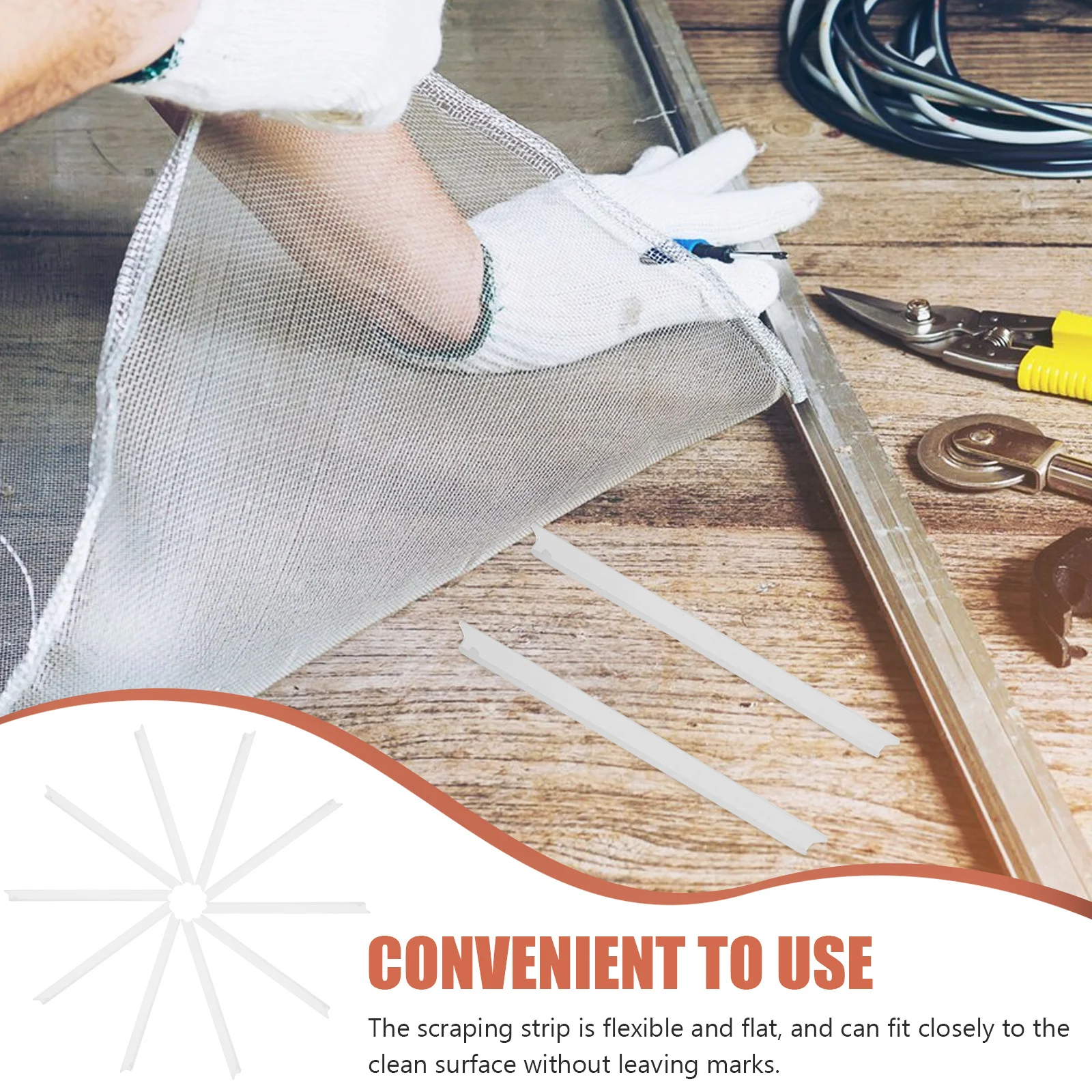 

10 шт., сменный силиконовый скребок, гибкий, прочный для окон, зеркал, плитки, профессиональный аксессуар для чистки