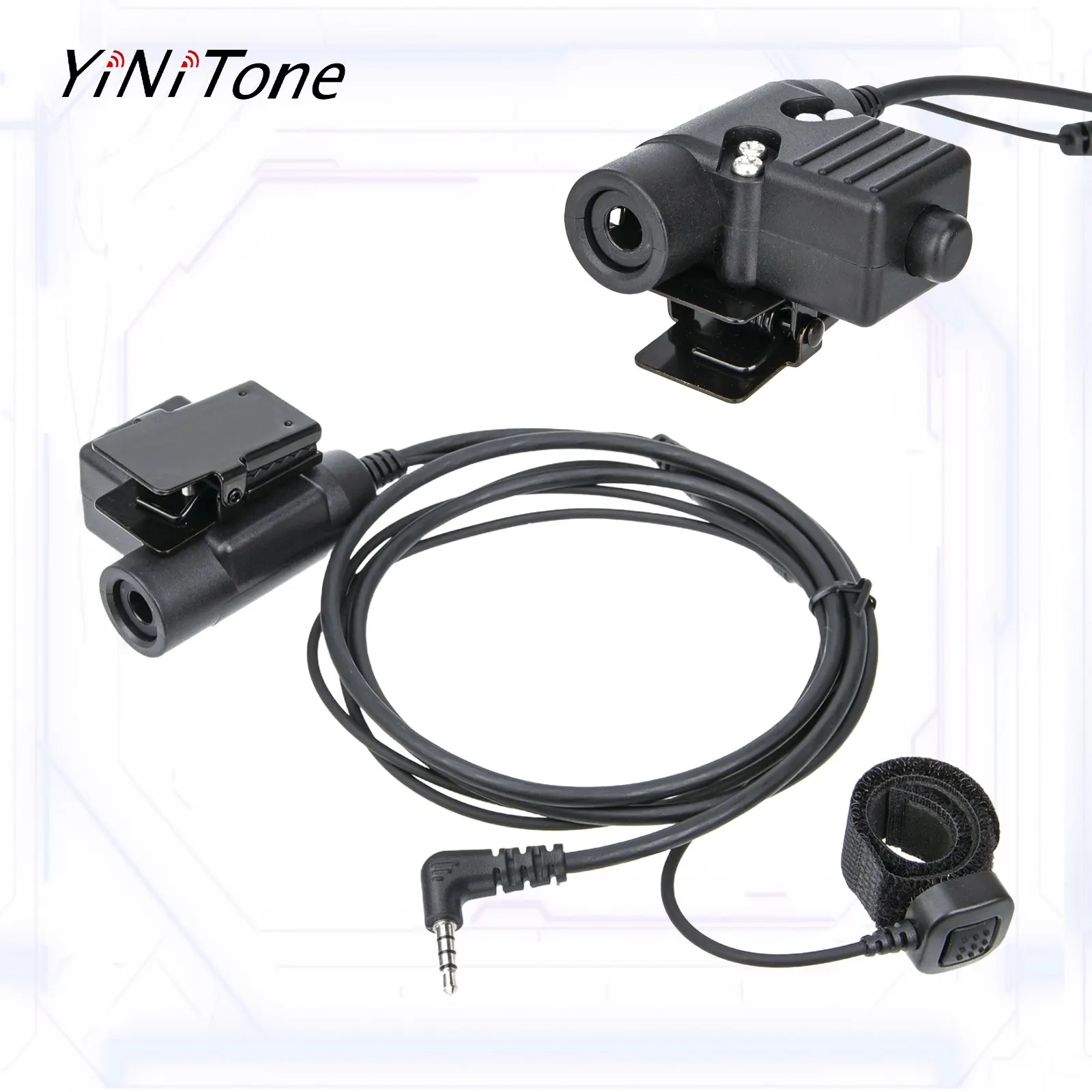 Noise reduction Pilot Aviation Headset with U94 PTT Finger Mic For Xiaomi 1S/lite Walkie Talkie Radio earphone set