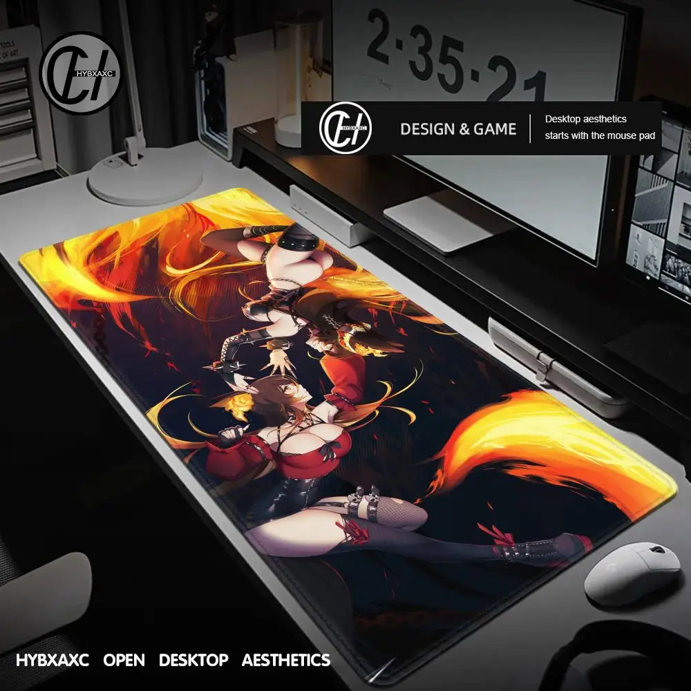 Sinder Vtuber Anime Large Mouse Pad PlayMat Office Mousepad Game Creative Desk Gaming Mat