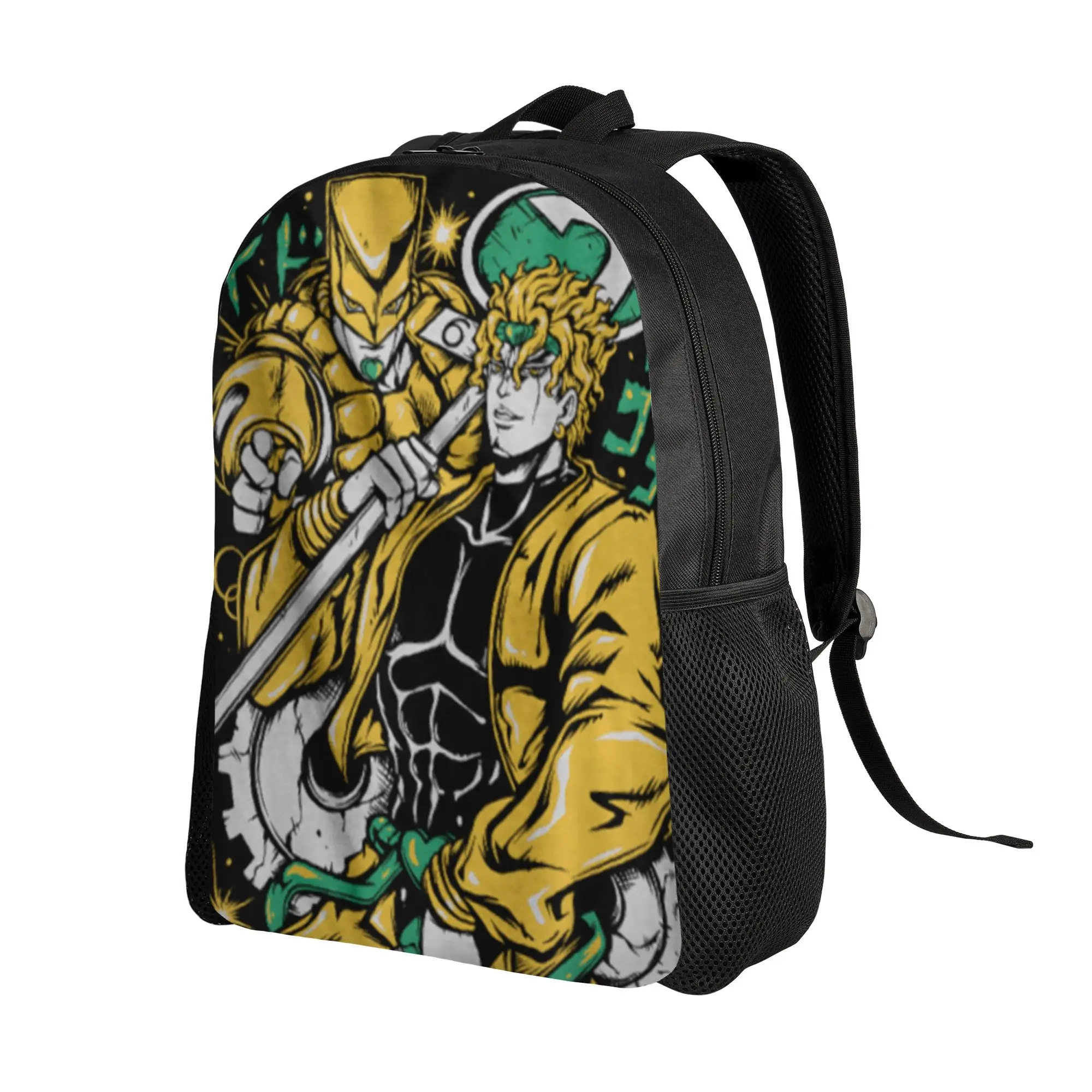 JoJo's Bizarre Adventure Laptop Bag Back to school season Dio Brando (1)  Adjustable Strap Backpack