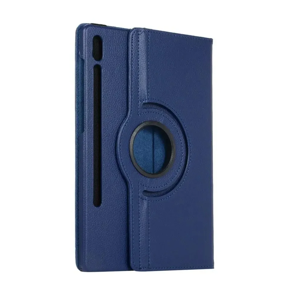 For Samsung Galaxy Tab S10+ 12.4inch S9 FE+ X610 X616 Rotating Stand Holder Tablet Cover Protective Shell For S9plus S8+ S7+T970