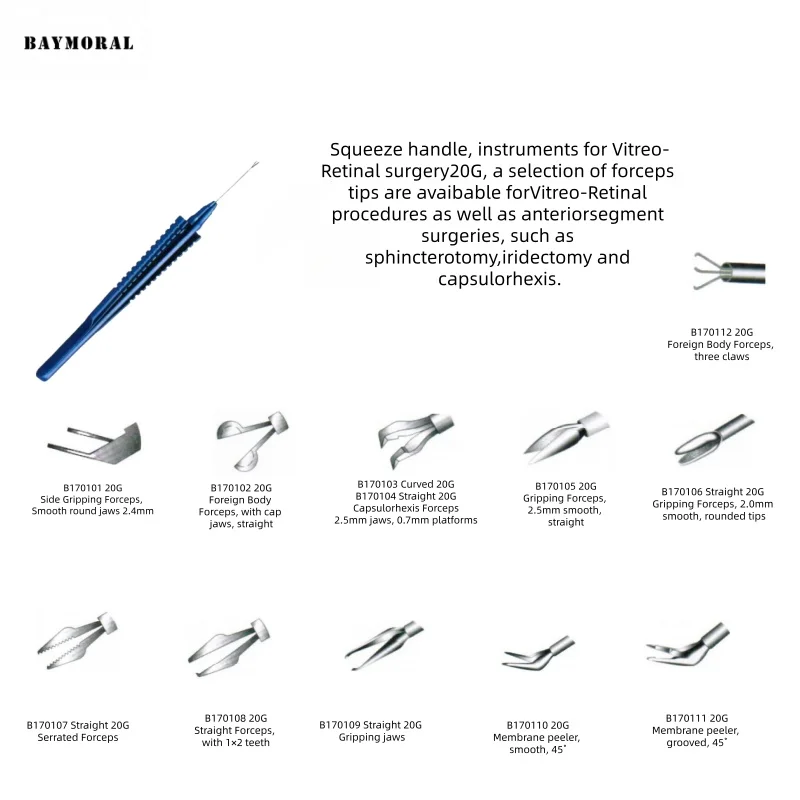 Ophthalmic Instrument Vitreoretinal Forceps